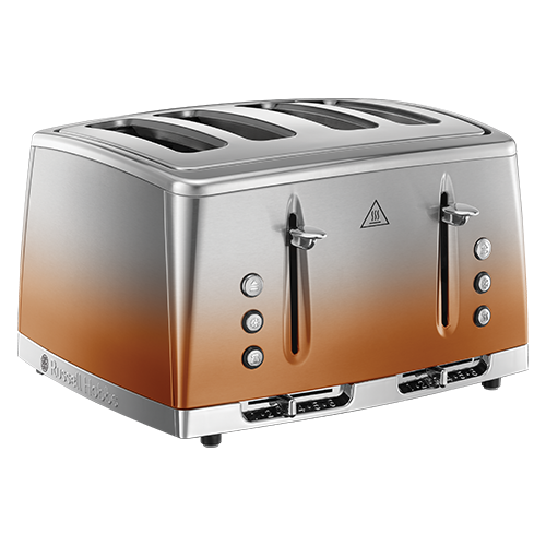 Russell Hobbs Eclipse Copper Sunset 4 Slice Toaster