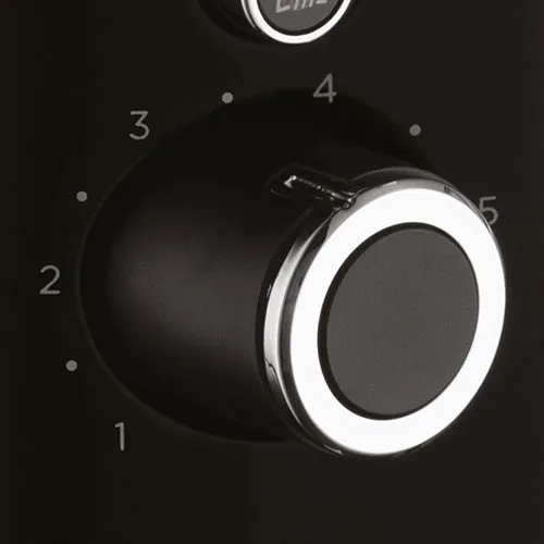 Russell Hobbs Stylevia Black 4 Slice Toaster