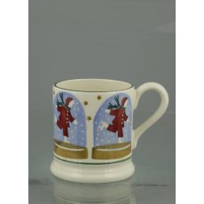 Emma Bridgewater Ice Skater Snow Globe 1/2 Pint Mug