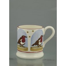 Emma Bridgewater Robin Snow Globe 1/2 Pint Mug