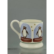 Emma Bridgewater Penguin Snow Globe 1/2 Pint Mug