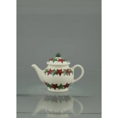 Emma Bridgewater Christmas Stars Tiny Teapot Decoration Boxed