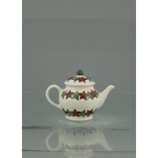 Emma Bridgewater Christmas Stars Tiny Teapot Decoration Boxed