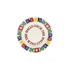 Emma Bridgewater Christmas Crackers Medium Dinner Plate 8.5 Inch