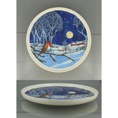Emma Bridgewater Midnight Robin Flat Serving Plate