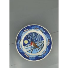 Emma Bridgewater Midnight Robin Medium Dinner Plate 8.5 Inch