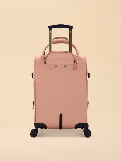 Joules Epwell Cabin Four Wheel Soft Suitcase - Pink
