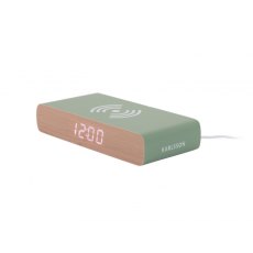 Karlsson Alarm Clock Retro Flat LED - Jungle Green
