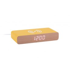 Karlsson Alarm Clock Retro Flat LED - Bright Yellow