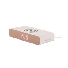 Karlsson Alarm Clock Retro Flat LED - White