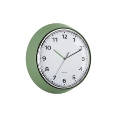 Karlsson Wall Clock Modern Retro - Jungle Green
