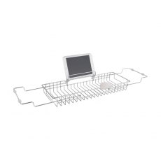 Present Time Bath Tub Caddy - Chrome