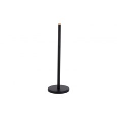 Present Time Toilet Roll Holder Bamboo Accent Black