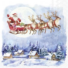 IHR Napkins Santa's Wonderland