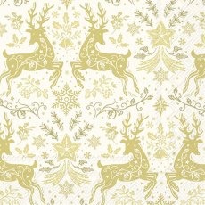 IHR Napkins Christmas Ornaments Gold