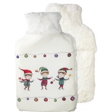 IHR Elves At Work Hot Water Bottle IHR Elves At Work Hot Water Bottle