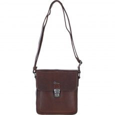 Ashwood Leather Medium Buckle Crossbody Bag - Brown S-61 Ashwood Leather Medium Buckle Crossbody Bag - Brown S-61
