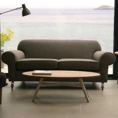 TENBY Oval Coffee Table - Chalk TENBY Oval Coffee Table - Chalk