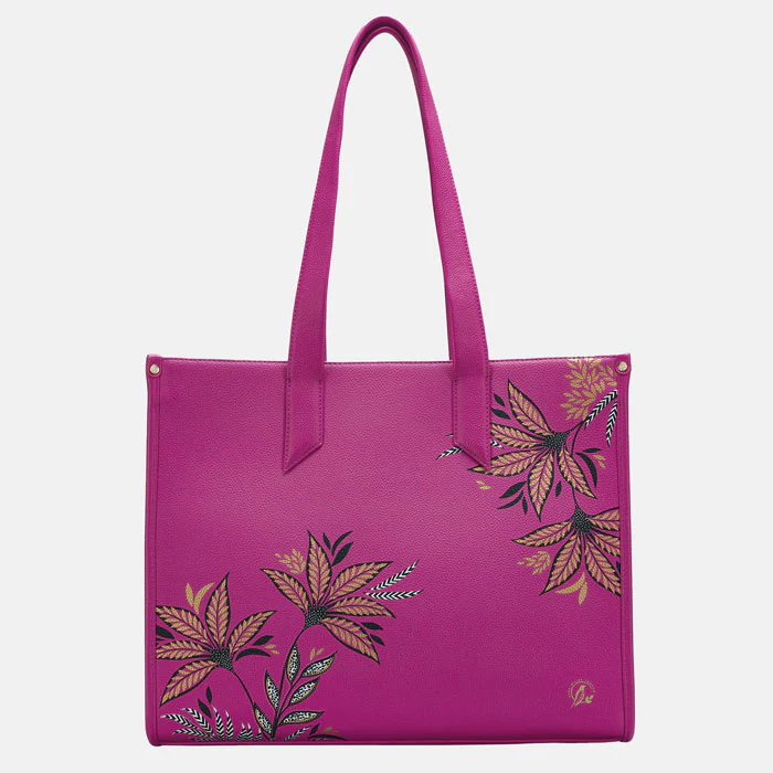Sara Miller Boxed Tote - Pink Botanic Sara Miller Boxed Tote - Pink Botanic