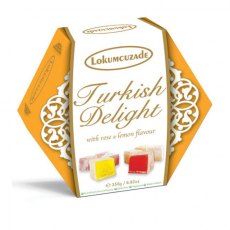 Lokumcuzade Rose and Lemon Turkish Delight 250g Lokumcuzade Rose and Lemon Turkish Delight 250g