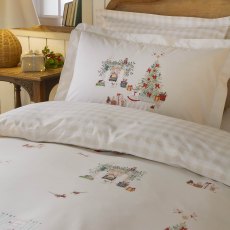Sophie Allport Cosy Christmas Misty Green Bedding