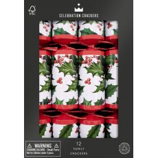 Celebration Crackers Holly Berry 12" Crackers - 12 Pack