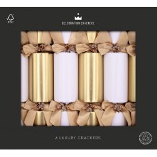 Celebration Crackers Golden Pin 13" Luxury Crackers - 6 Pack
