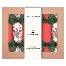 Celebration Crackers Cinnamon Rouge Handmade 13" Luxury Crackers - 6 Pack