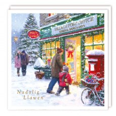 Nadolig Llawen At the Post Office Christmas Cards - 5 Pack