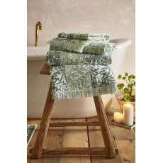 William Morris At Home Rose Stripe Sage Towels