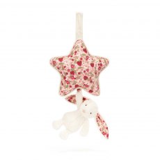 Jellycat Blossom Cream Bunny Berry Musical Pull