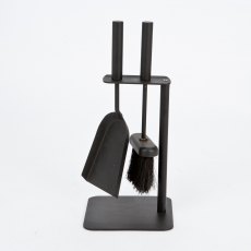 Inglenook 2 Piece Hearth Set Black Inglenook 2 Piece Hearth Set Black