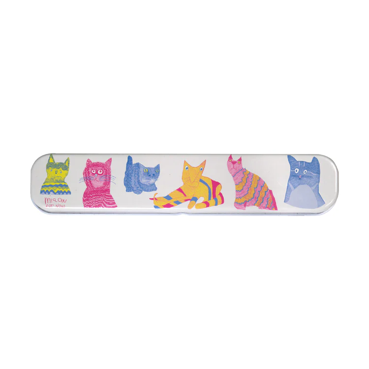 Arthouse Unlimited Pens In Tin Case - Miaow For Now