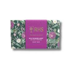 RHS The Rewild Collection Wild Rhubarb & Mint Wrapped Soap 200g