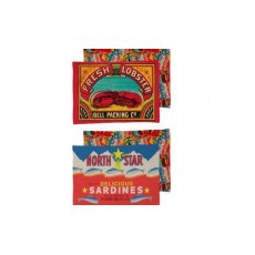 Vintage Style Fishy Tea Towels - 2 Pack