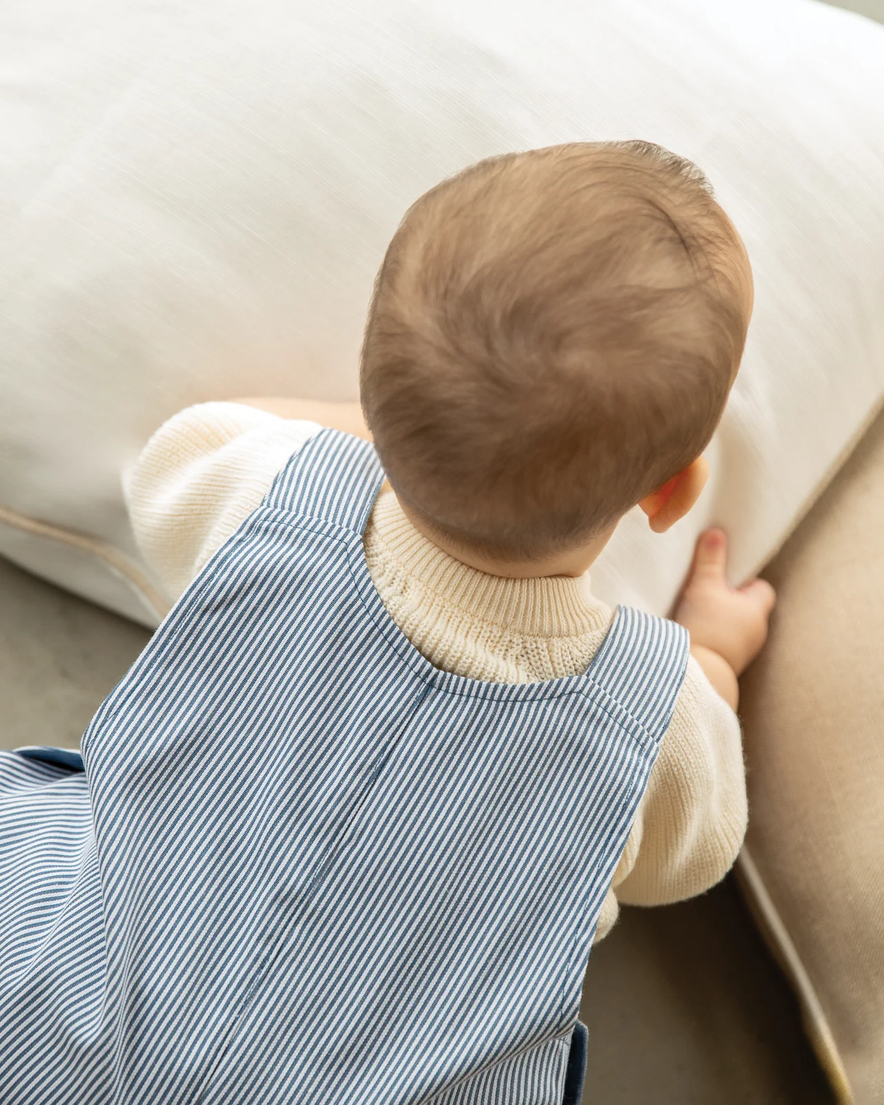 Chalk Hatchling Stripe Jumpsuit - Blue Chalk Hatchling Stripe Jumpsuit - Blue