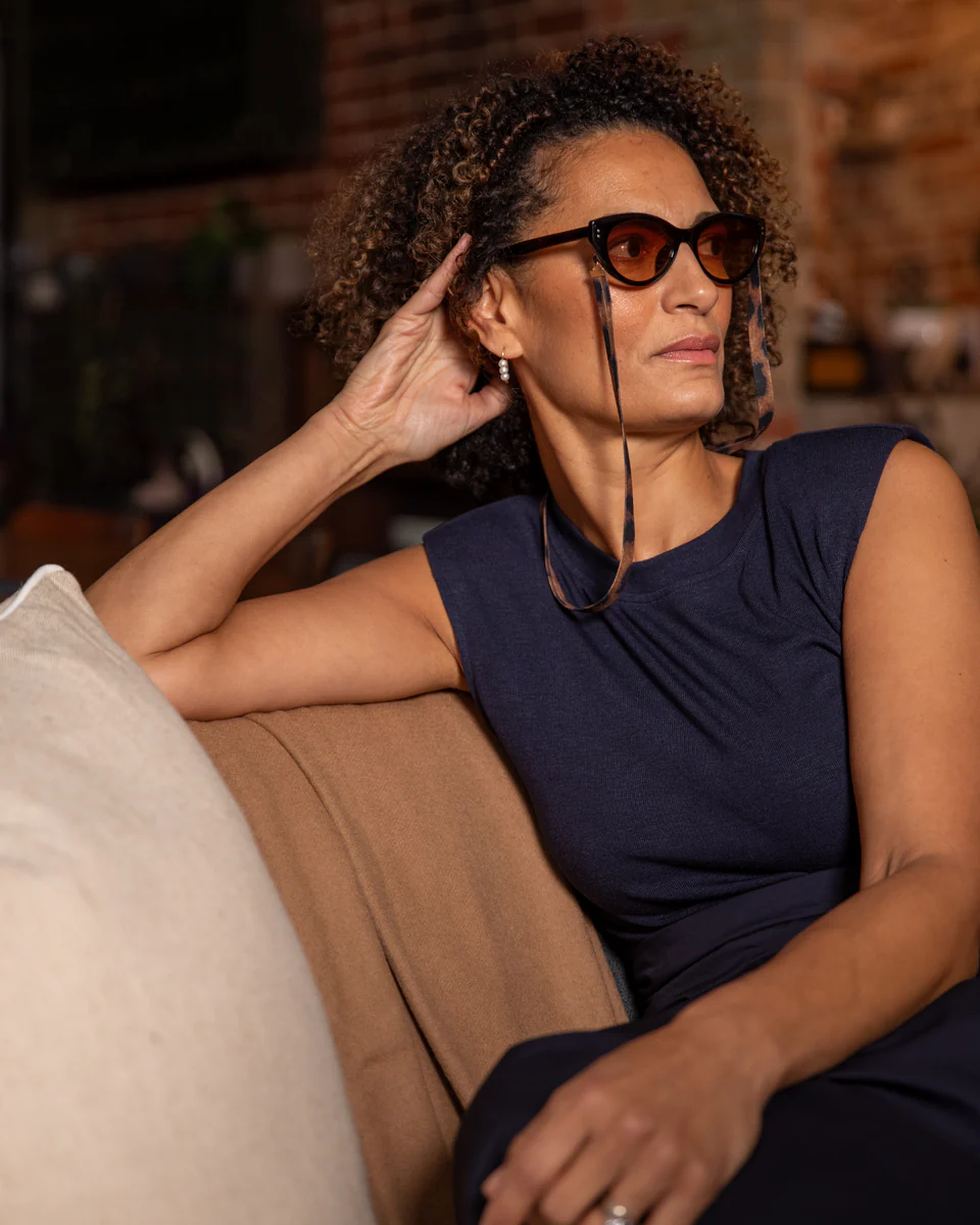 Chalk Keswick Beaded Pull Through Earrings - Gold Chalk Keswick Beaded Pull Through Earrings - Gold