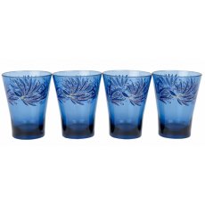 Sara Miller Anniversary Decorated Tumblers Set of 4