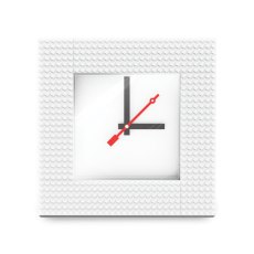 LEGO Wall Clock MOC (My Own Creation) - White LEGO Wall Clock MOC (My Own Creation) - White