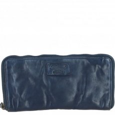 Ashwood Leather Vintage Purse - Navy D100 Ashwood Leather Vintage Purse - Navy D100
