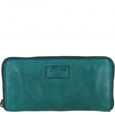 Ashwood Leather Vintage Purse - Teal D100 Ashwood Leather Vintage Purse - Teal D100