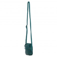 Ashwood Leather Crossbody Bag - Teal D101 Ashwood Leather Crossbody Bag - Teal D101