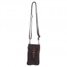 Ashwood Leather Crossbody Smartphone Bag - Brandy D99 Ashwood Leather Crossbody Smartphone Bag - Brandy D99