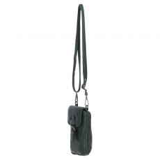 Ashwood Leather Crossbody Smartphone Bag - Green D99