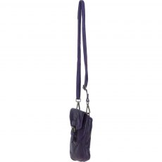 Ashwood Leather Crossbody Smartphone Bag - Purple D99 Ashwood Leather Crossbody Smartphone Bag - Purple D99