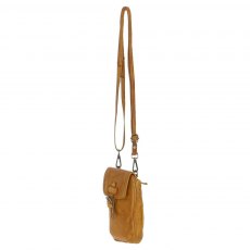 Ashwood Leather Crossbody Smartphone Bag - Yellow D99 Ashwood Leather Crossbody Smartphone Bag - Yellow D99