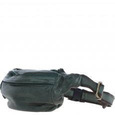 Ashwood Leather Bum Bag - Green D102
