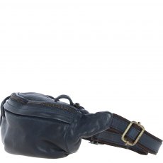 Ashwood Leather Bum Bag - Navy D102