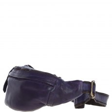 Ashwood Leather Bum Bag - Purple D102