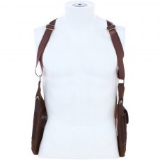 Fenland England Trailmark Chest Utility Pouch Set - Brandy/Green FEN761 Fenland England Trailmark Chest Utility Pouch Set - Brandy/Green FEN761